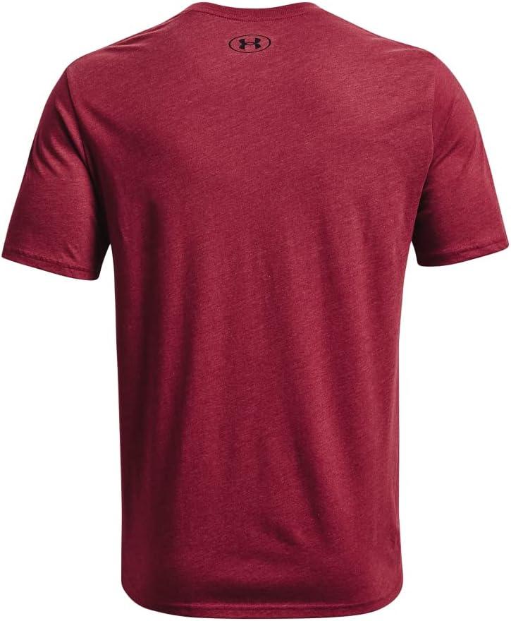 image:imageUnder Armour Mens Sportstyle Left Chest ShortSleeve TShirtBlack Rose Medium Heather 664Black