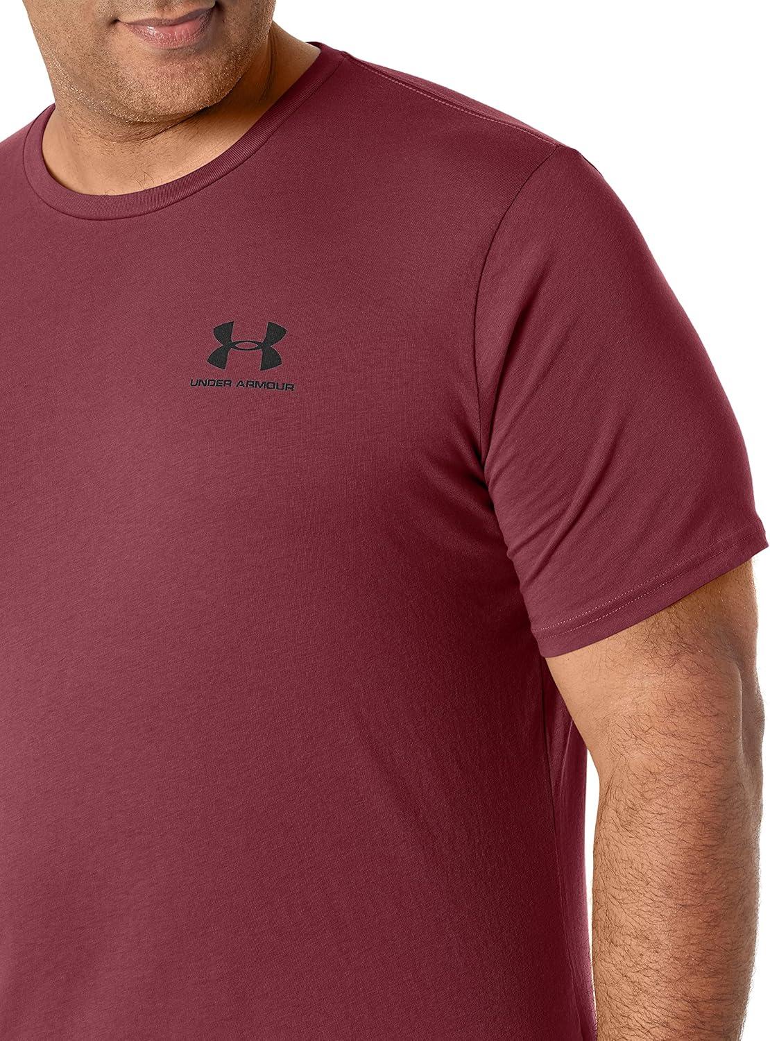 image:imageUnder Armour Mens Sportstyle Left Chest ShortSleeve TShirtBlur 652Black