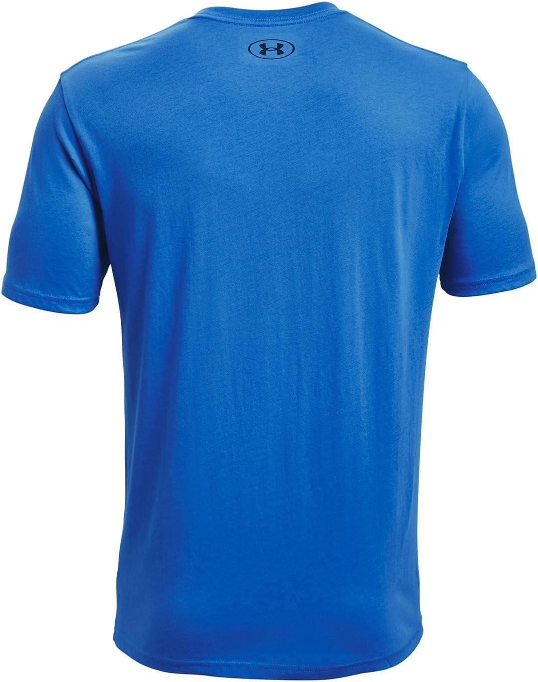 image:imageUnder Armour Mens Sportstyle Left Chest ShortSleeve TShirtBrilliant Blue 787Black