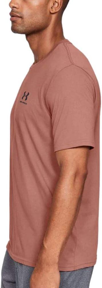 image:imageUnder Armour Mens Sportstyle Left Chest ShortSleeve TShirtCedar Brown 226Black