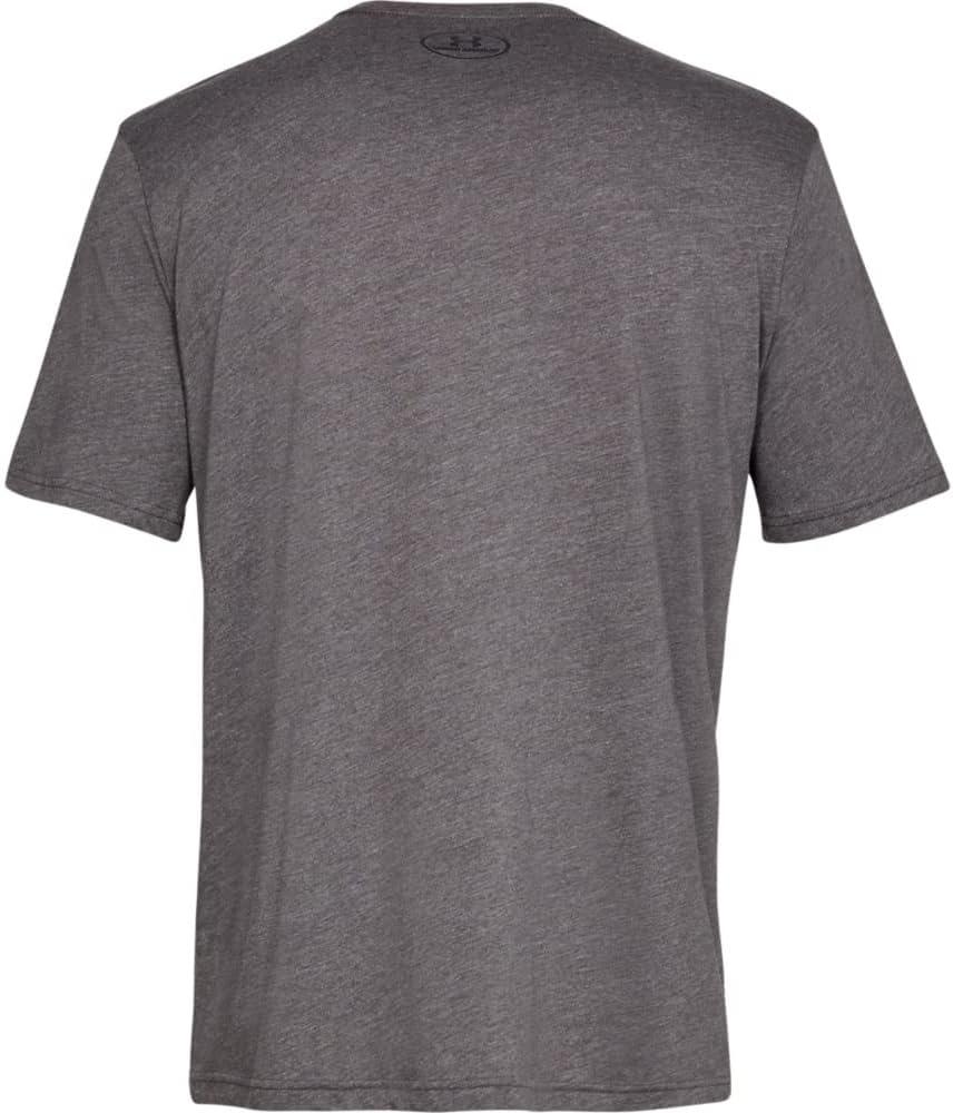 image:imageUnder Armour Mens Sportstyle Left Chest ShortSleeve TShirtCharcoal Medium Heat 019Black