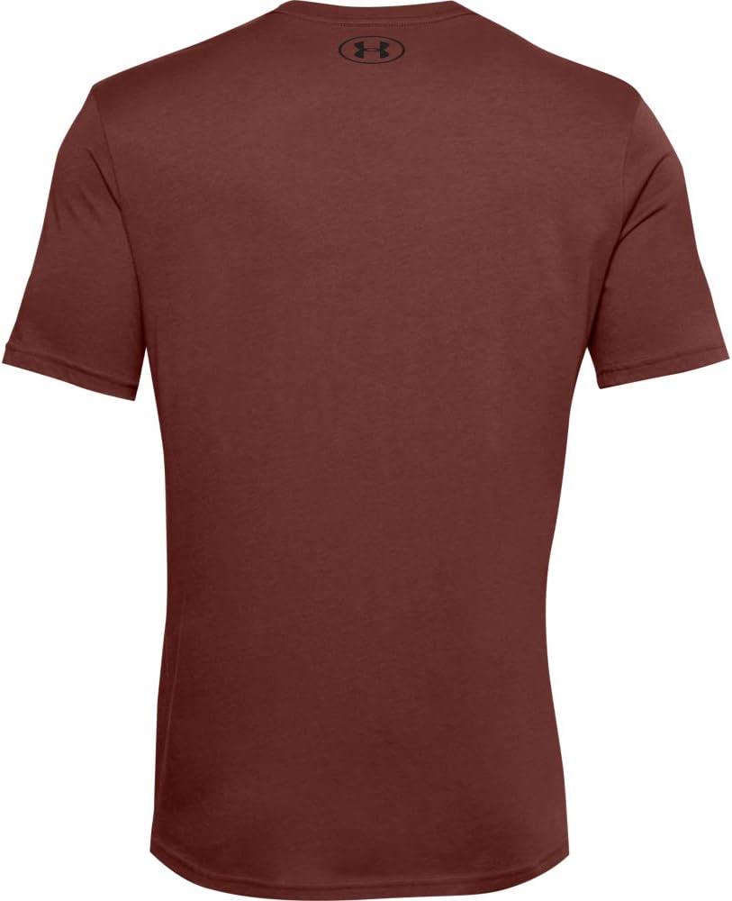 image:imageUnder Armour Mens Sportstyle Left Chest ShortSleeve TShirtCinna Red 688Black