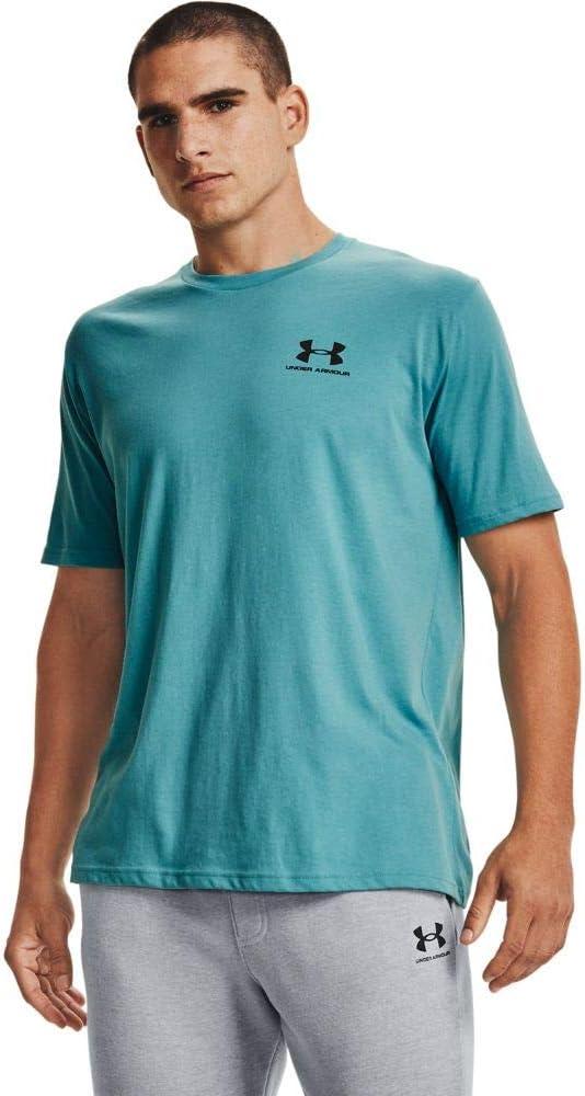 image:imageUnder Armour Mens Sportstyle Left Chest ShortSleeve TShirtCosmos 476Black