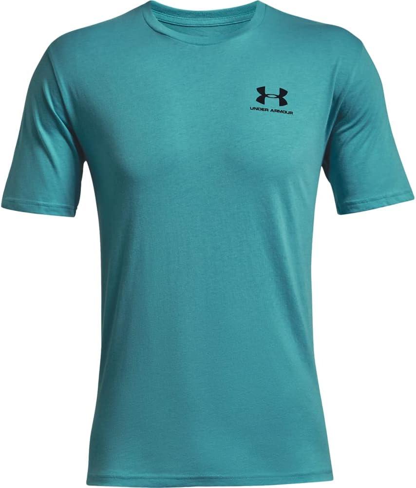 image:imageUnder Armour Mens Sportstyle Left Chest ShortSleeve TShirtCosmos 476Black
