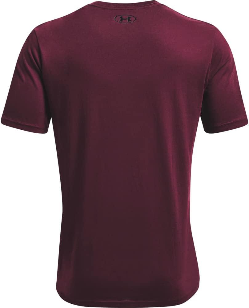 image:imageUnder Armour Mens Sportstyle Left Chest ShortSleeve TShirtDark Maroon 602Black
