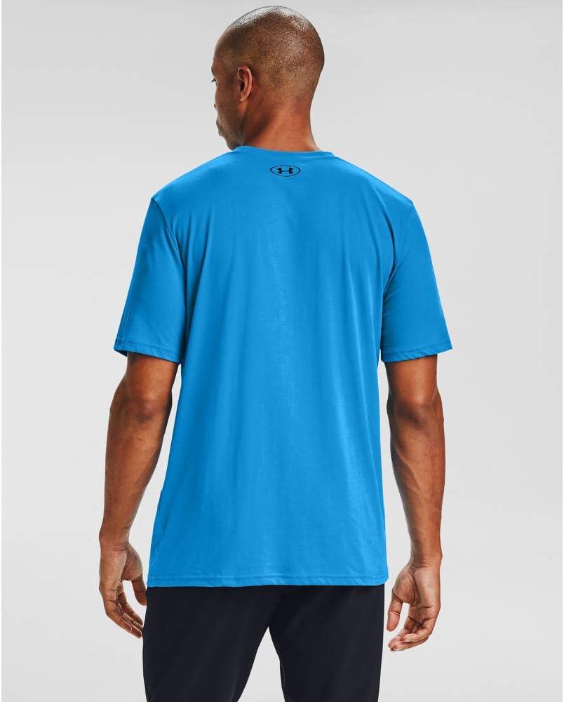 image:imageUnder Armour Mens Sportstyle Left Chest ShortSleeve TShirtElectric Blue 428Black