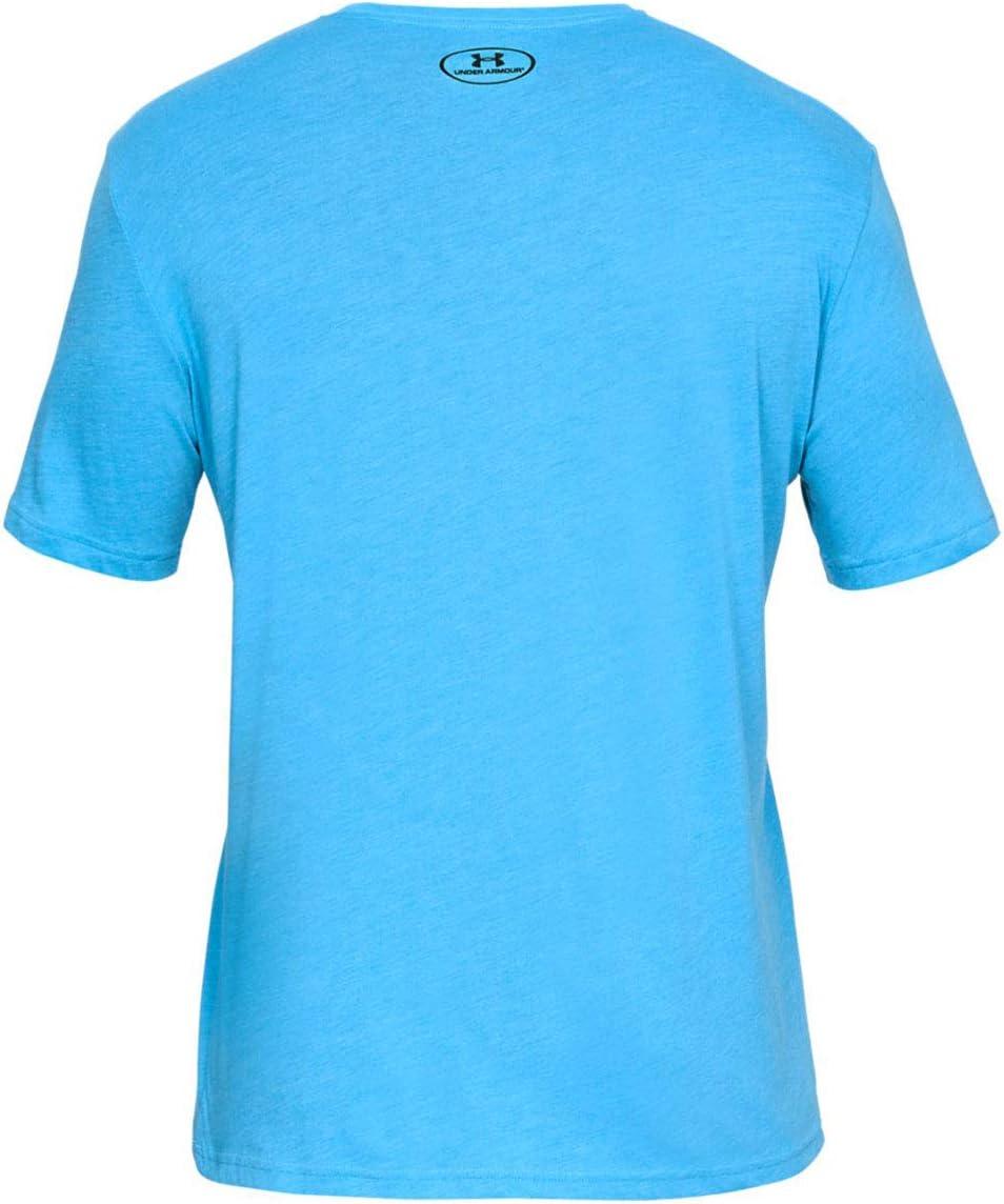 image:imageUnder Armour Mens Sportstyle Left Chest ShortSleeve TShirtEther Blue Medium Heather