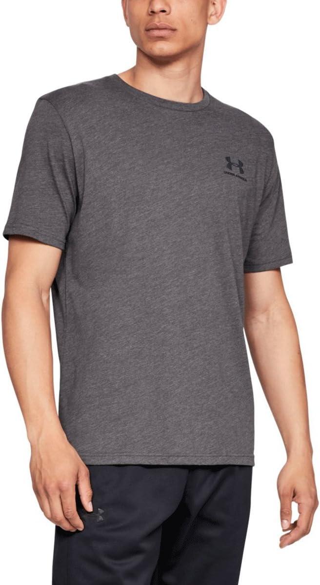image:imageUnder Armour Mens Sportstyle Left Chest ShortSleeve TShirtGray
