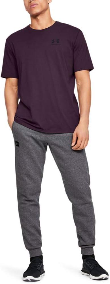 image:imageUnder Armour Mens Sportstyle Left Chest ShortSleeve TShirtKinetic Purple