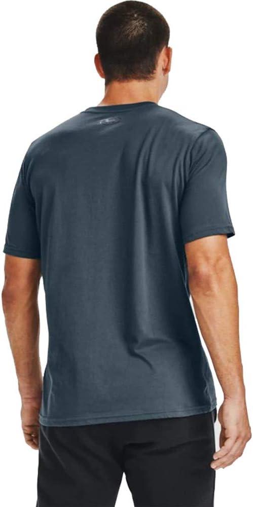 image:imageUnder Armour Mens Sportstyle Left Chest ShortSleeve TShirtMechanic Blue 467Black
