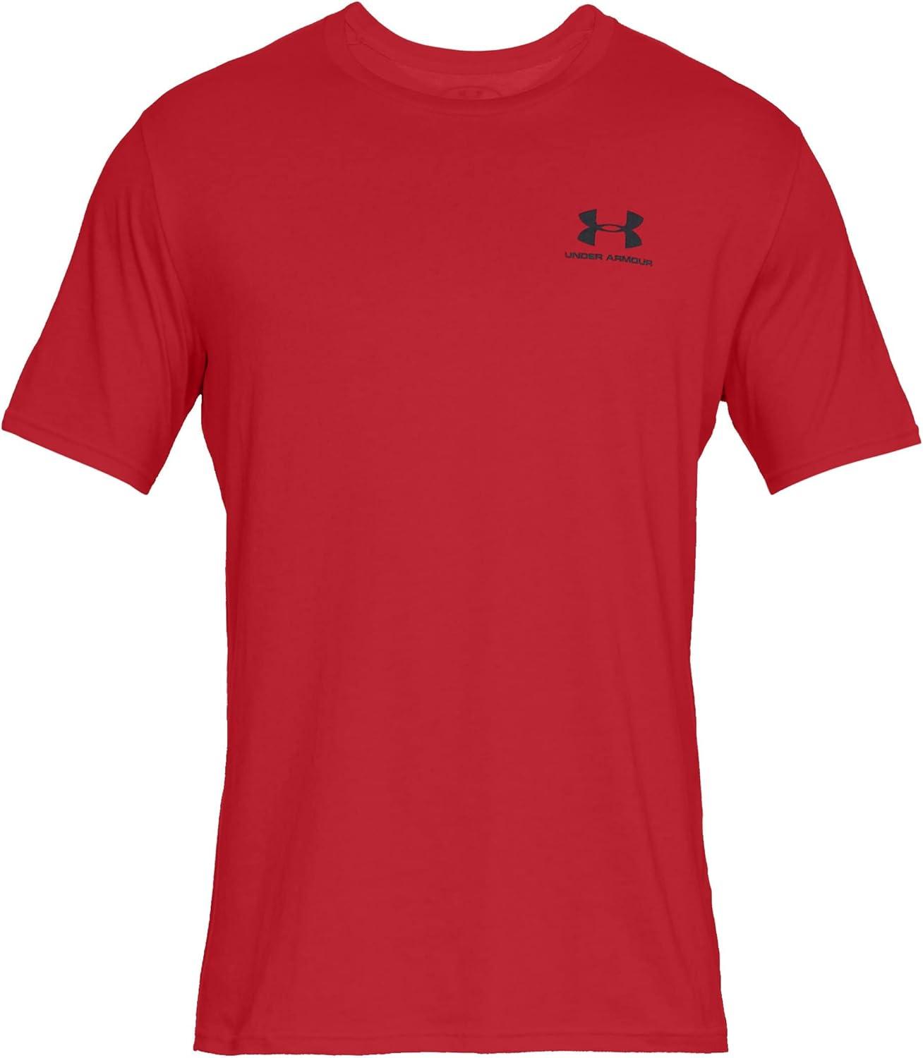 image:imageUnder Armour Mens Sportstyle Left Chest ShortSleeve TShirtRed