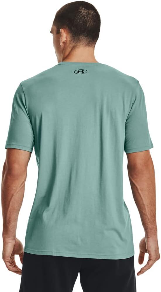 image:imageUnder Armour Mens Sportstyle Left Chest ShortSleeve TShirtRetro Teal 391Black