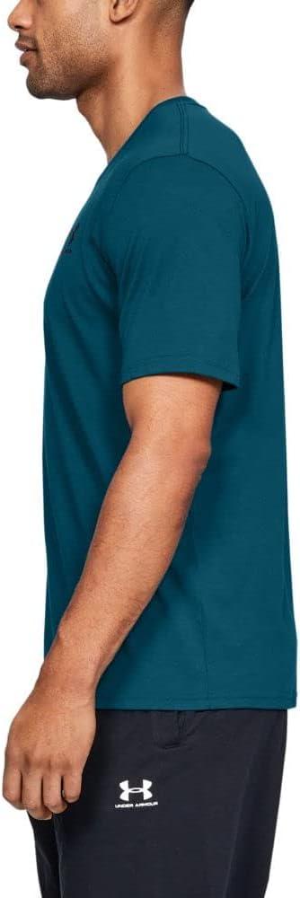 image:imageUnder Armour Mens Sportstyle Left Chest ShortSleeve TShirtTeal Vibe