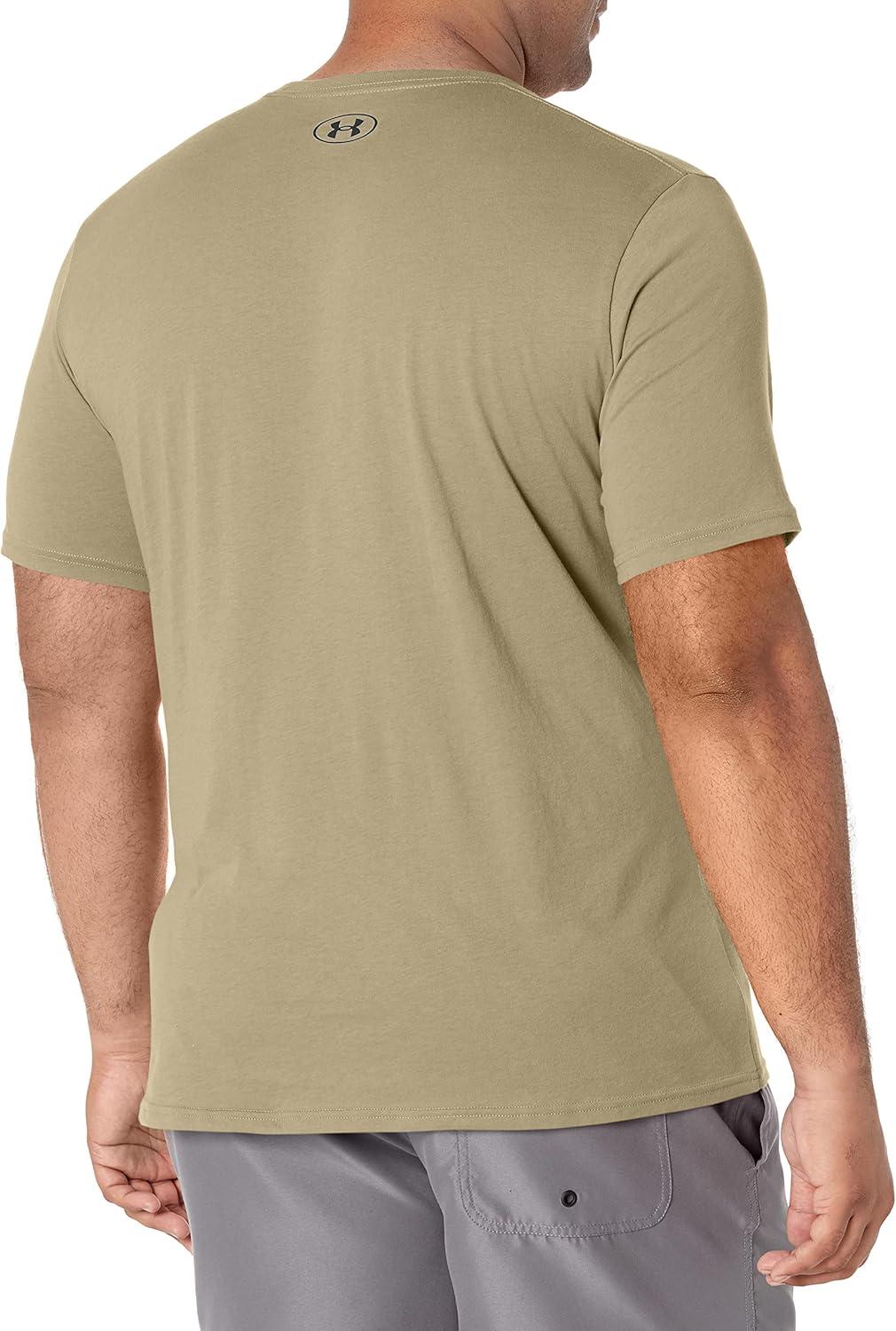 image:imageUnder Armour Mens Sportstyle Left Chest ShortSleeve TShirtTent Medium Heather 361Black