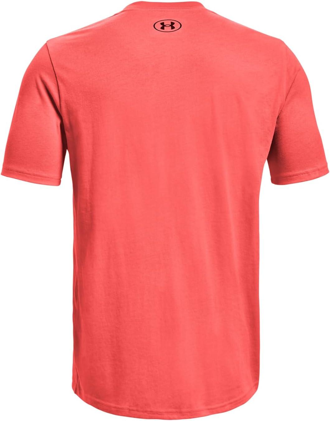 image:imageUnder Armour Mens Sportstyle Left Chest ShortSleeve TShirtVenom Red 690Black