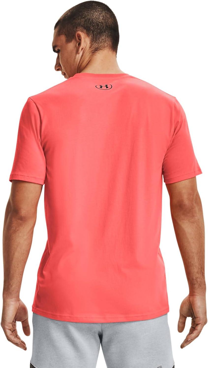 image:imageUnder Armour Mens Sportstyle Left Chest ShortSleeve TShirtVenom Red 690Black