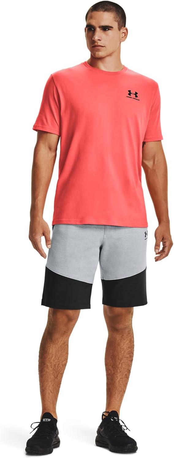 image:imageUnder Armour Mens Sportstyle Left Chest ShortSleeve TShirtVenom Red 690Black