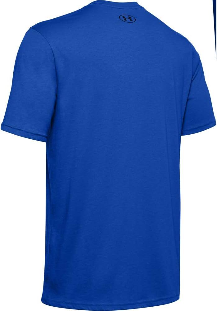 image:imageUnder Armour Mens Sportstyle Left Chest ShortSleeve TShirtVersa Blue 486Black