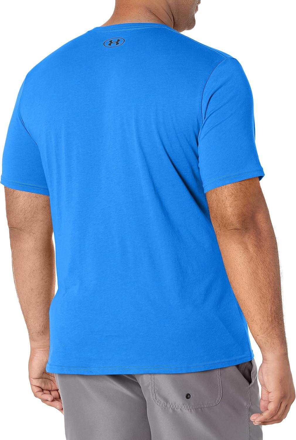 image:imageUnder Armour Mens Sportstyle Left Chest ShortSleeve TShirtVersa Blue 486Black
