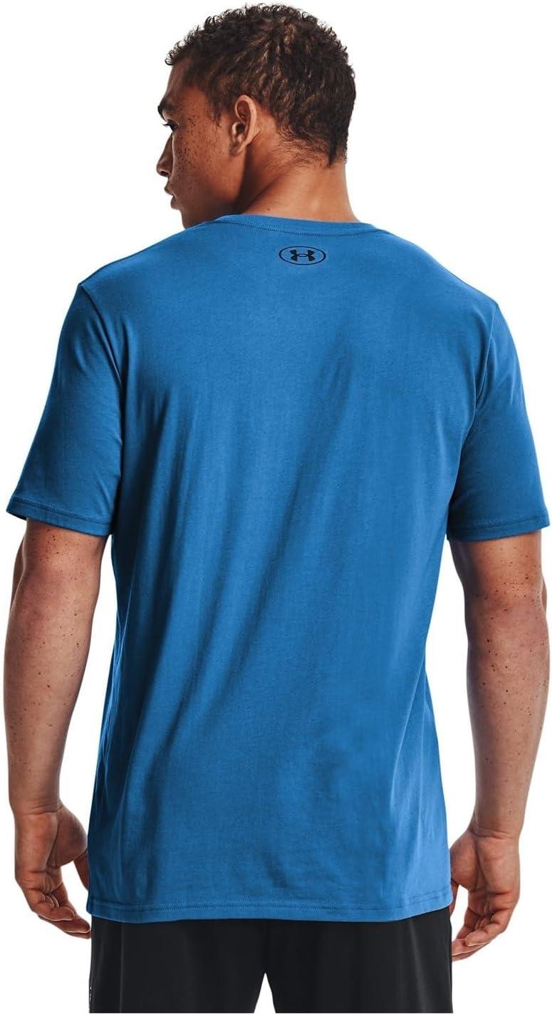 image:imageUnder Armour Mens Sportstyle Left Chest ShortSleeve TShirtVictory Blue 474Black