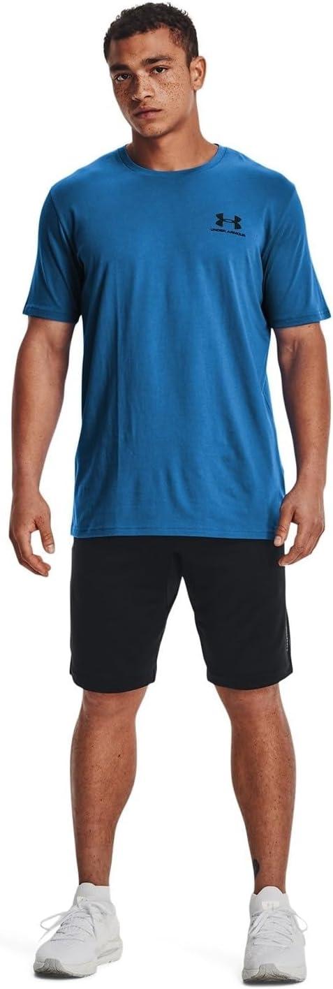 image:imageUnder Armour Mens Sportstyle Left Chest ShortSleeve TShirtVictory Blue 474Black