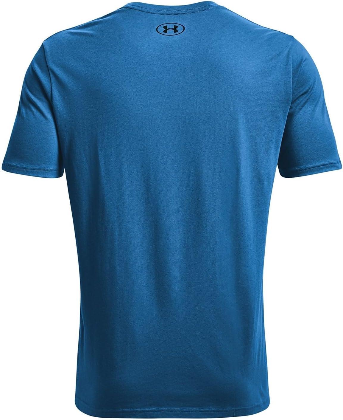 image:imageUnder Armour Mens Sportstyle Left Chest ShortSleeve TShirtVictory Blue 474Black