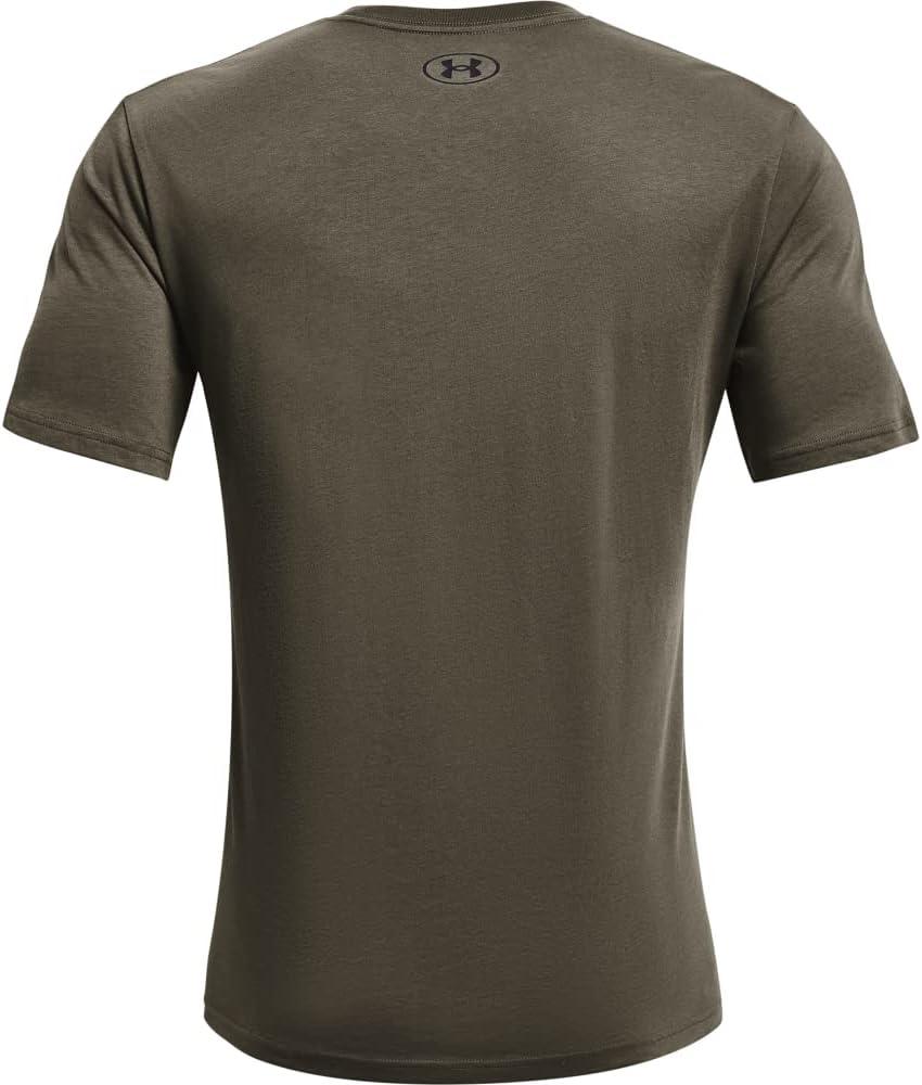 image:imageUnder Armour Mens Sportstyle Left Chest ShortSleeve TShirtVictory Green 369Black