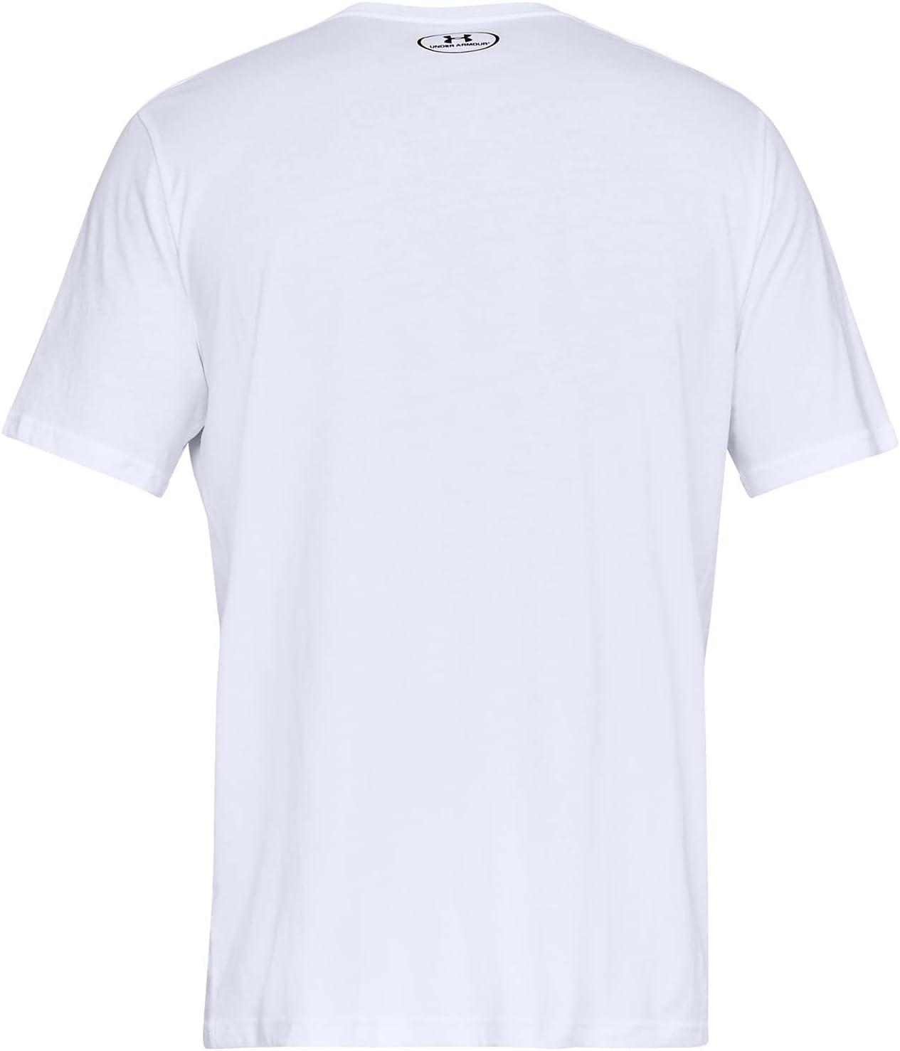 image:imageUnder Armour Mens Sportstyle Left Chest ShortSleeve TShirtWhite 100Black