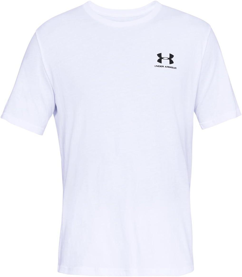 image:imageUnder Armour Mens Sportstyle Left Chest ShortSleeve TShirtWhite