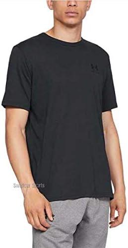 image:imageUnder Armour Mens Sportstyle Left Chest ShortSleeve TShirtWhite