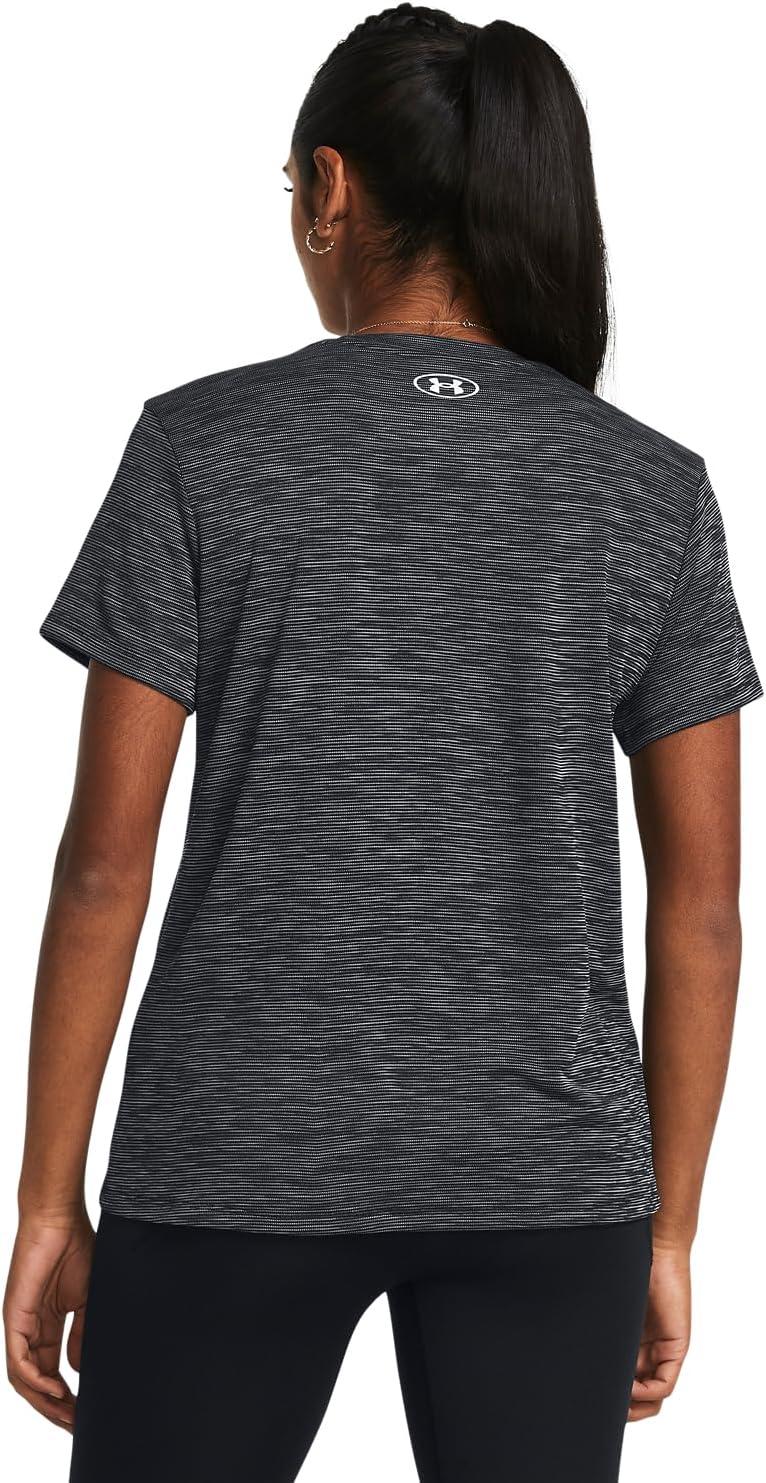 image:imageUnder Armour Tech Textured Short Sleeve CrewBlack White 001