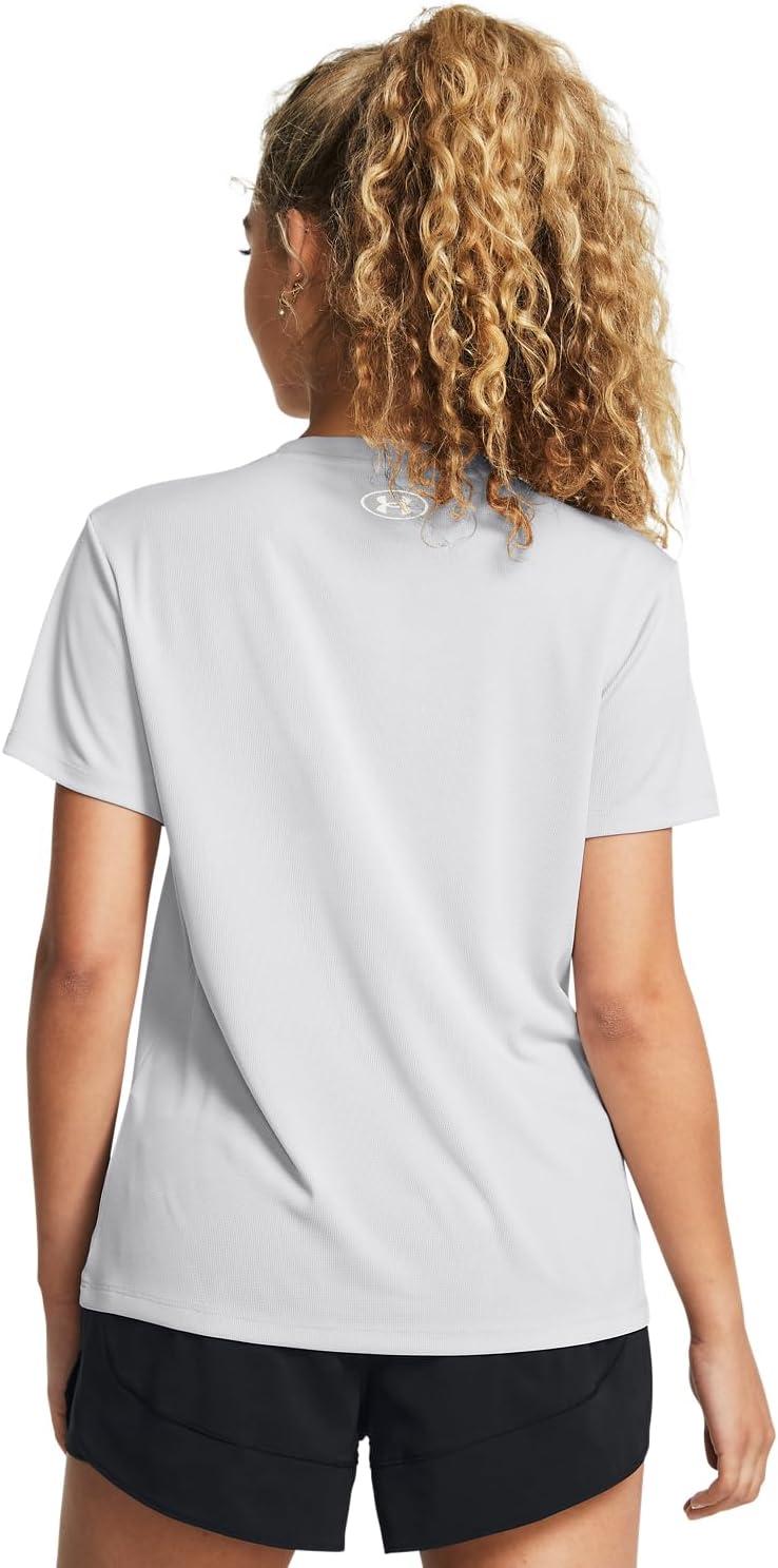 image:imageUnder Armour Tech Textured Short Sleeve CrewHalo GrayWhite