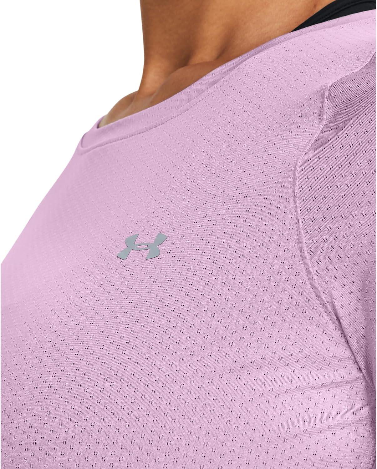 image:imageUnder Armour Womens Heatgear Armour Leggings174 Fresh Orchid Iridescent