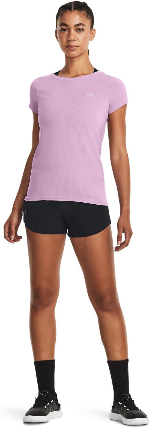 image:imageUnder Armour Womens Heatgear Armour Leggings174 Fresh Orchid Iridescent
