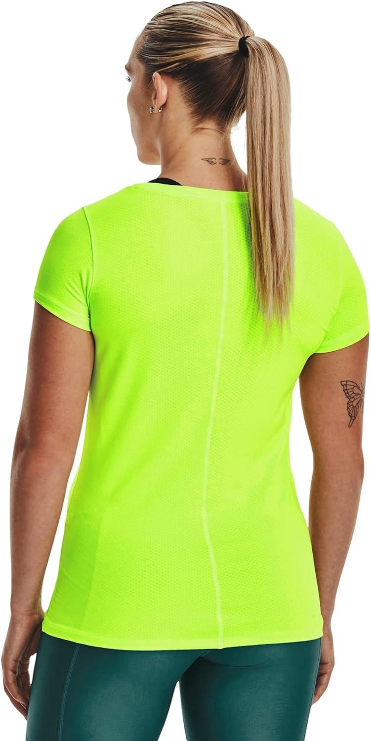 image:imageUnder Armour Womens Heatgear Armour Leggings369 Lime Surge Iridescent
