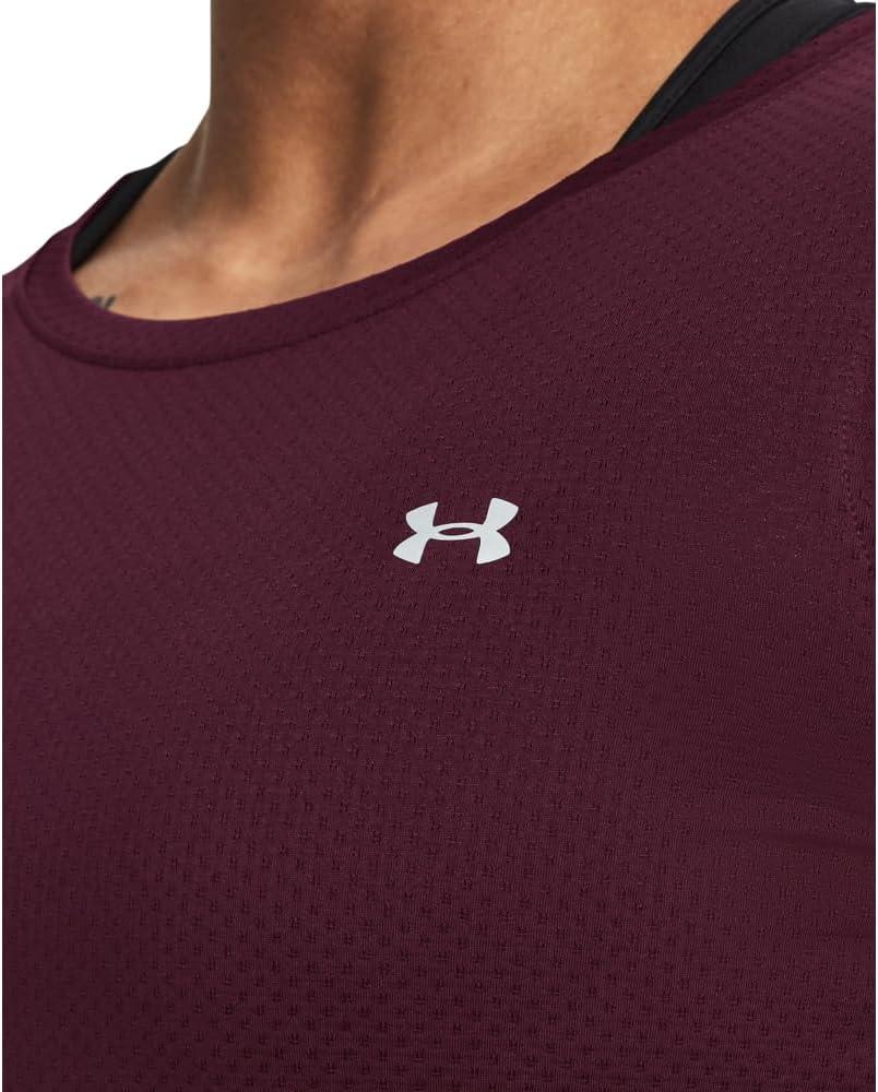 image:imageUnder Armour Womens Heatgear Armour Leggings600 Dark Maroon Iridescent