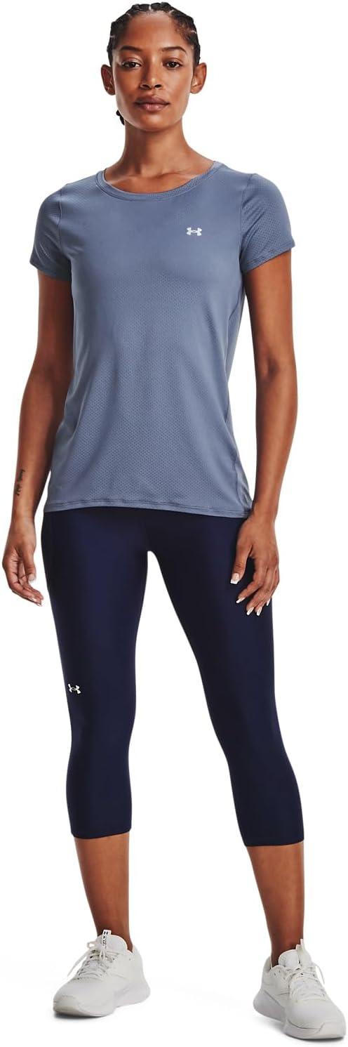 image:imageUnder Armour Womens Heatgear Armour Leggings767 Aurora Purple Metallic Silver
