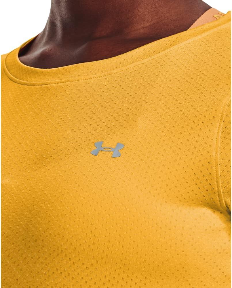 image:imageUnder Armour Womens Heatgear Armour Leggings782 Rise Metallic Silver
