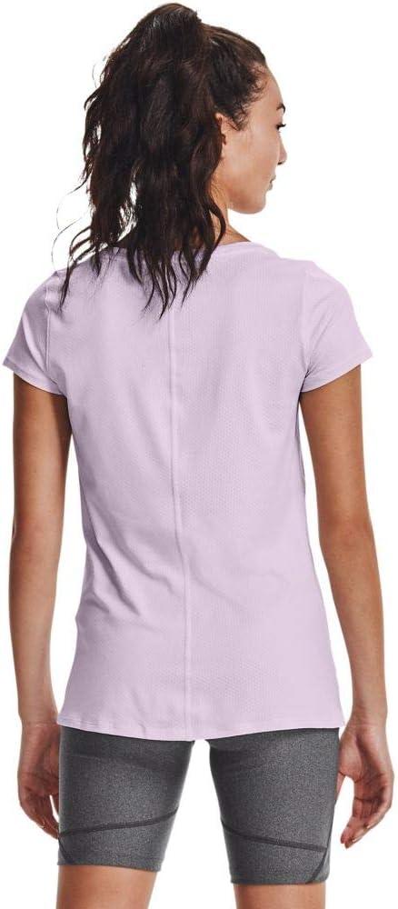 image:imageUnder Armour Womens Heatgear Armour LeggingsCrystal Lilac 570Metallic Silver