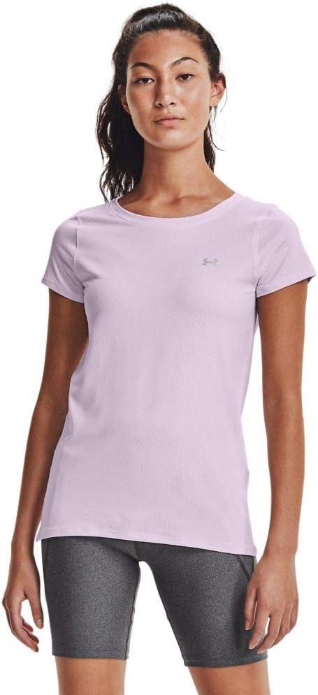 image:imageUnder Armour Womens Heatgear Armour LeggingsCrystal Lilac 570Metallic Silver