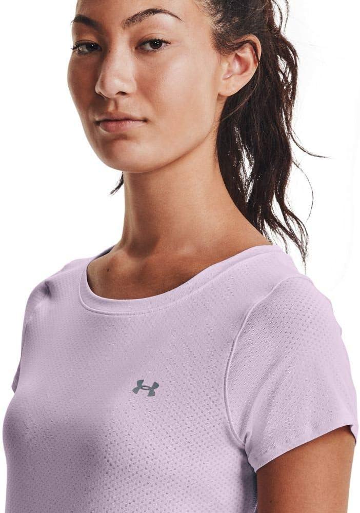 image:imageUnder Armour Womens Heatgear Armour LeggingsCrystal Lilac 570Metallic Silver