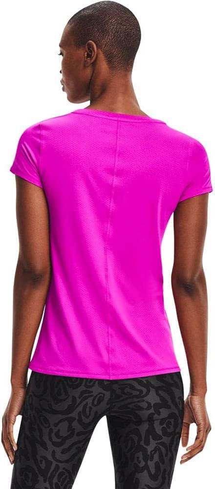 image:imageUnder Armour Womens Heatgear Armour LeggingsMeteor Pink 660Metallic Silver