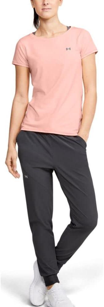 image:imageUnder Armour Womens Heatgear Armour LeggingsPeach Frost 845Metallic Silver