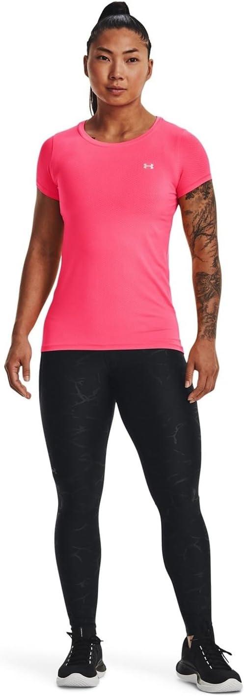 image:imageUnder Armour Womens Heatgear Armour LeggingsPink Shock Iridescent