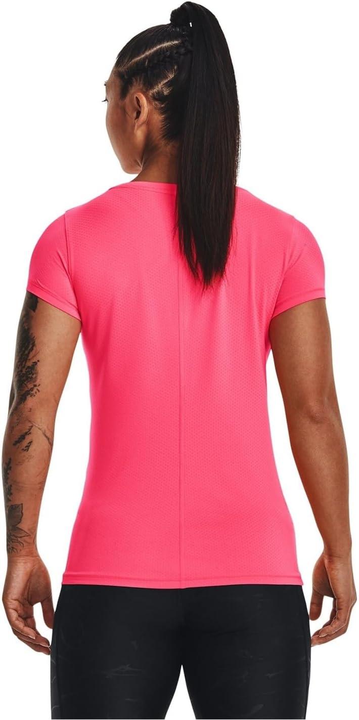image:imageUnder Armour Womens Heatgear Armour LeggingsPink Shock Iridescent