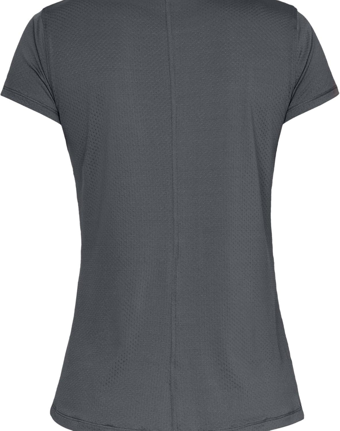 image:imageUnder Armour Womens Heatgear Armour LeggingsPitch Gray Light Heather 012Metallic Silver