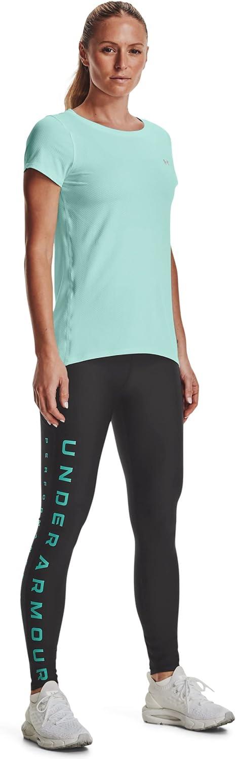 image:imageUnder Armour Womens Heatgear Armour LeggingsSea Mist 936Metallic Silver