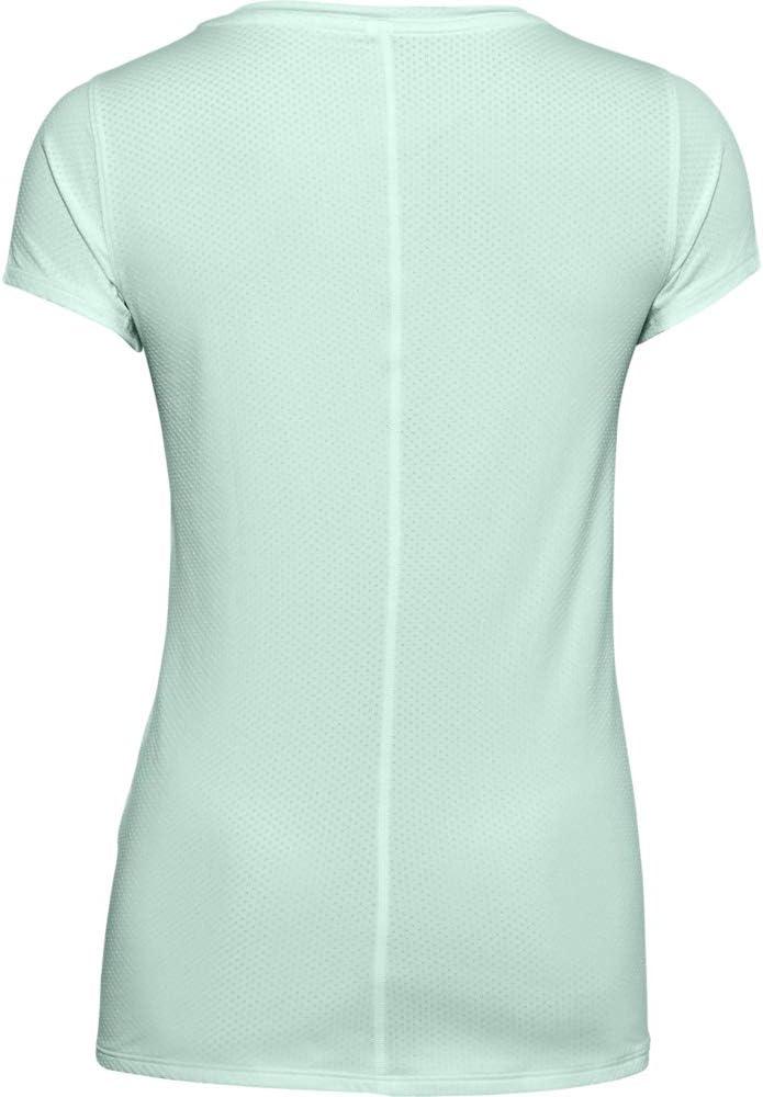 image:imageUnder Armour Womens Heatgear Armour LeggingsSeaglass Blue 403Metallic Silver