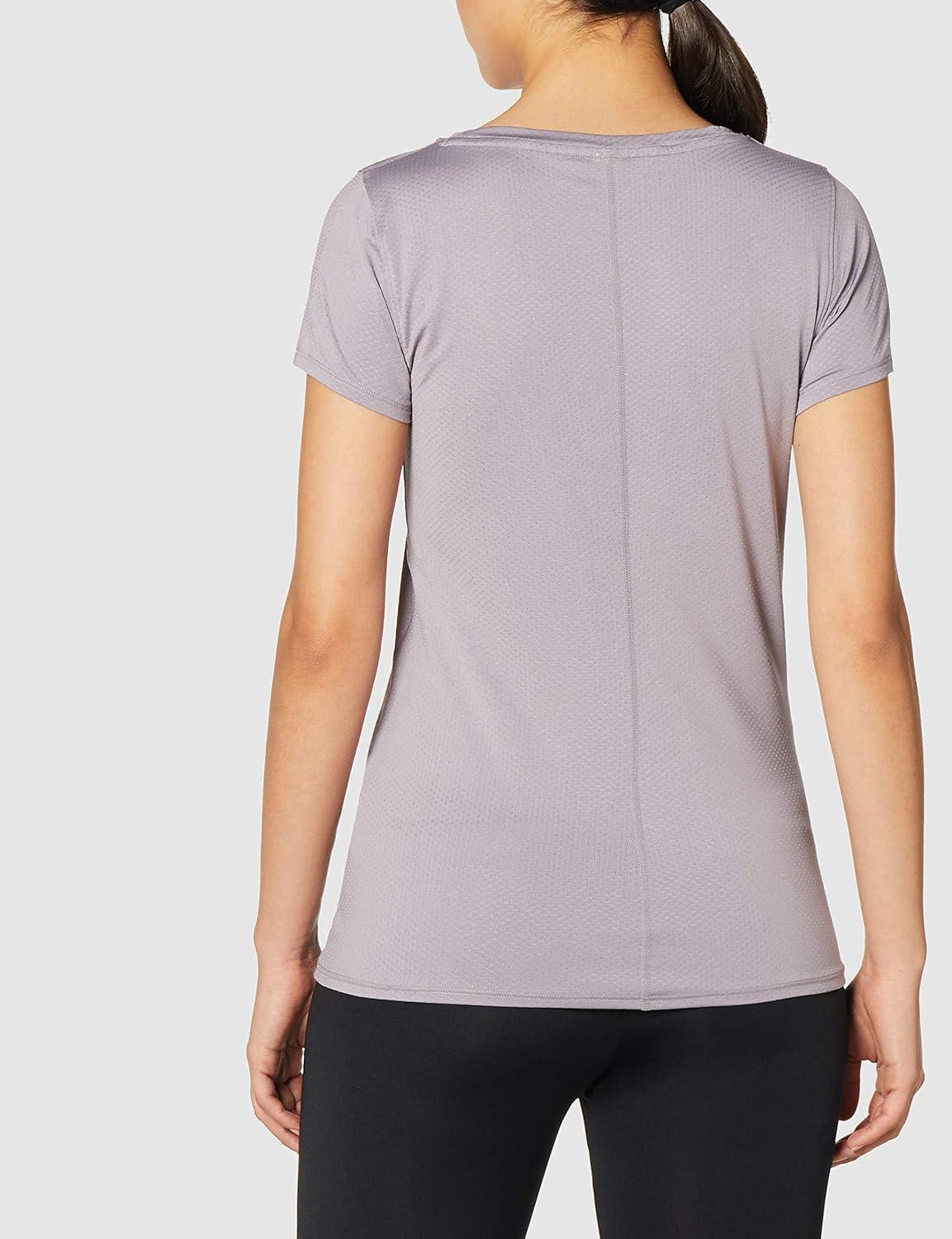 image:imageUnder Armour Womens Heatgear Armour LeggingsSlate Purple 585Metallic Silver