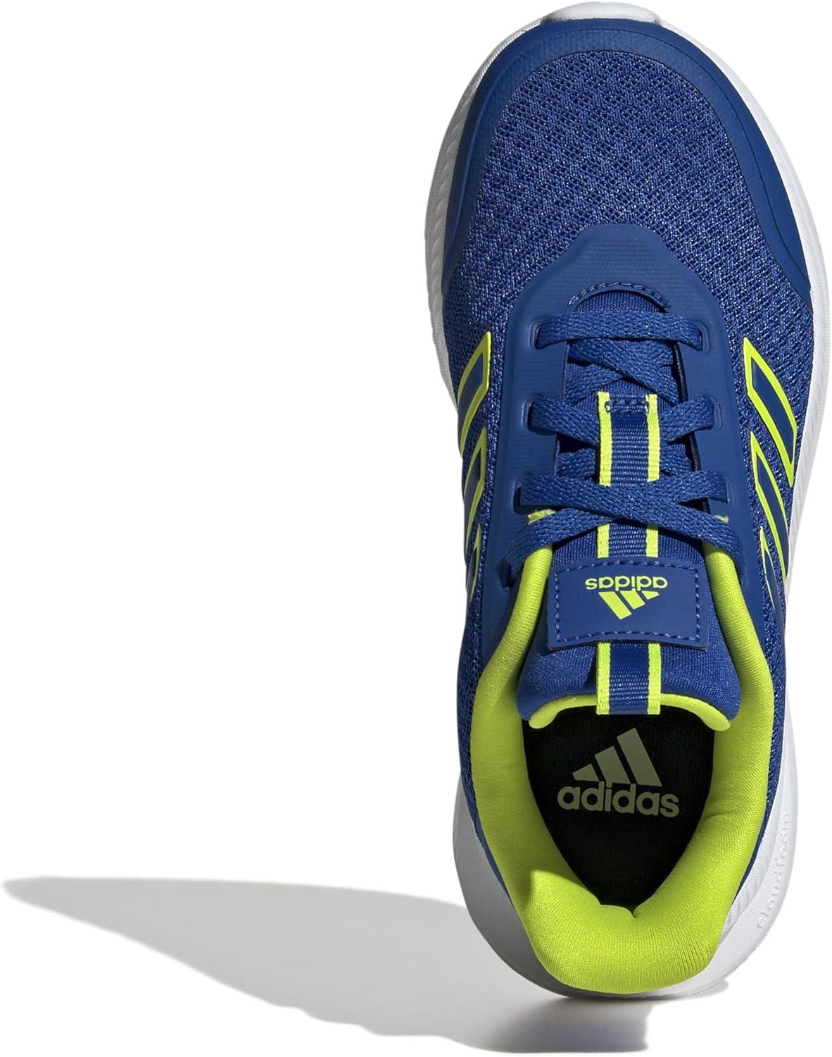 image:imageadidas Kids Girls XPLR Path Metallic Lace Up Sneakers Shoes Casual BlueTeam Royal BlueSolar SlimeWhite